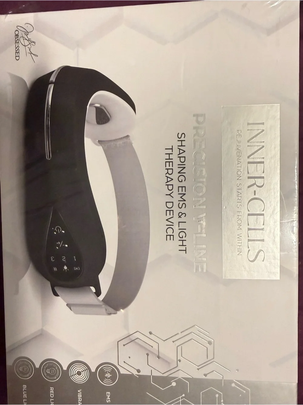 ✨ EMS Red & Blue Light Therapy Facial Massager Beauty Device NEW